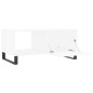 vidaXL Tavolino da Salotto Bianco 90x50x40 cm in Legno Multistrato