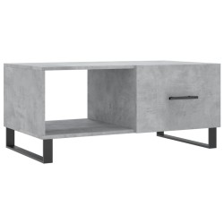 vidaXL Tavolino da Salotto Grigio Cemento 90x50x40cm Legno Multistrato
