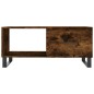 vidaXL Tavolino da Salotto Rovere Fumo 90x50x40cm in Legno Multistrato