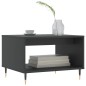vidaXL Tavolino da Salotto Nero 60x50x40 cm in Legno Multistrato