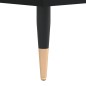 vidaXL Tavolino da Salotto Nero 60x50x40 cm in Legno Multistrato
