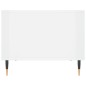 vidaXL Tavolino da Salotto Bianco Lucido 60x50x40 cm Legno Multistrato