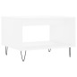 vidaXL Tavolino da Salotto Bianco 60x50x40 cm in Legno Multistrato