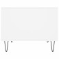 vidaXL Tavolino da Salotto Bianco 60x50x40 cm in Legno Multistrato