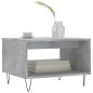 vidaXL Tavolino da Salotto Grigio Cemento 60x50x40cm Legno Multistrato