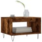 vidaXL Tavolino da Salotto Rovere Fumo 60x50x40 cm Legno Multistrato