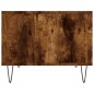 vidaXL Tavolino da Salotto Rovere Fumo 60x50x40 cm Legno Multistrato