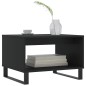 vidaXL Tavolino da Salotto Nero 60x50x40 cm in Legno Multistrato