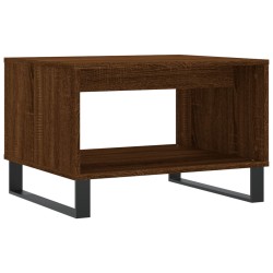 vidaXL Tavolino da Salotto Rovere Marrone 60x50x40cm Legno Multistrato