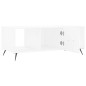 vidaXL Tavolino da Salotto Bianco 102x50x40 cm in Legno Multistrato