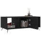 vidaXL Tavolino da Salotto Nero 102x50x40 cm in Legno Multistrato