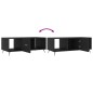 vidaXL Tavolino da Salotto Nero 102x50x40 cm in Legno Multistrato