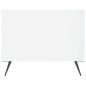 vidaXL Tavolino da Salotto Bianco Lucido 102x50x40cm Legno Multistrato