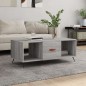 vidaXL Tavolino da Salotto Grigio Sonoma 102x50x40cm Legno Multistrato