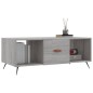 vidaXL Tavolino da Salotto Grigio Sonoma 102x50x40cm Legno Multistrato