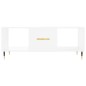 vidaXL Tavolino da Salotto Bianco 102x50x40 cm in Legno Multistrato