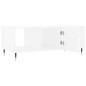 vidaXL Tavolino da Salotto Bianco 102x50x40 cm in Legno Multistrato