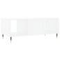 vidaXL Tavolino da Salotto Bianco 102x50x40 cm in Legno Multistrato