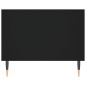 vidaXL Tavolino da Salotto Nero 102x50x40 cm in Legno Multistrato