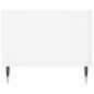 vidaXL Tavolino da Salotto Bianco Lucido 102x50x40cm Legno Multistrato