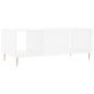 vidaXL Tavolino da Salotto Bianco 102x50x40 cm in Legno Multistrato