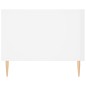 vidaXL Tavolino da Salotto Bianco Lucido 102x50x40cm Legno Multistrato