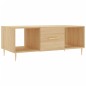 vidaXL Tavolino da Salotto Rovere Sonoma 102x50x40cm Legno Multistrato