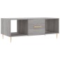 vidaXL Tavolino da Salotto Grigio Sonoma 102x50x40cm Legno Multistrato