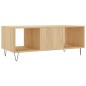vidaXL Tavolino da Salotto Rovere Sonoma 102x50x40cm Legno Multistrato