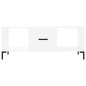 vidaXL Tavolino da Salotto Bianco 102x50x40 cm in Legno Multistrato