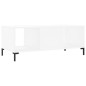 vidaXL Tavolino da Salotto Bianco 102x50x40 cm in Legno Multistrato