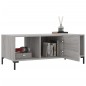 vidaXL Tavolino da Salotto Grigio Sonoma 102x50x40cm Legno Multistrato