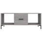 vidaXL Tavolino da Salotto Grigio Sonoma 102x50x40cm Legno Multistrato