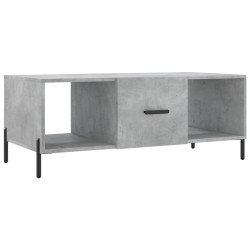 vidaXL Tavolino Salotto Grigio Cemento 102x50x40 cm Legno Multistrato