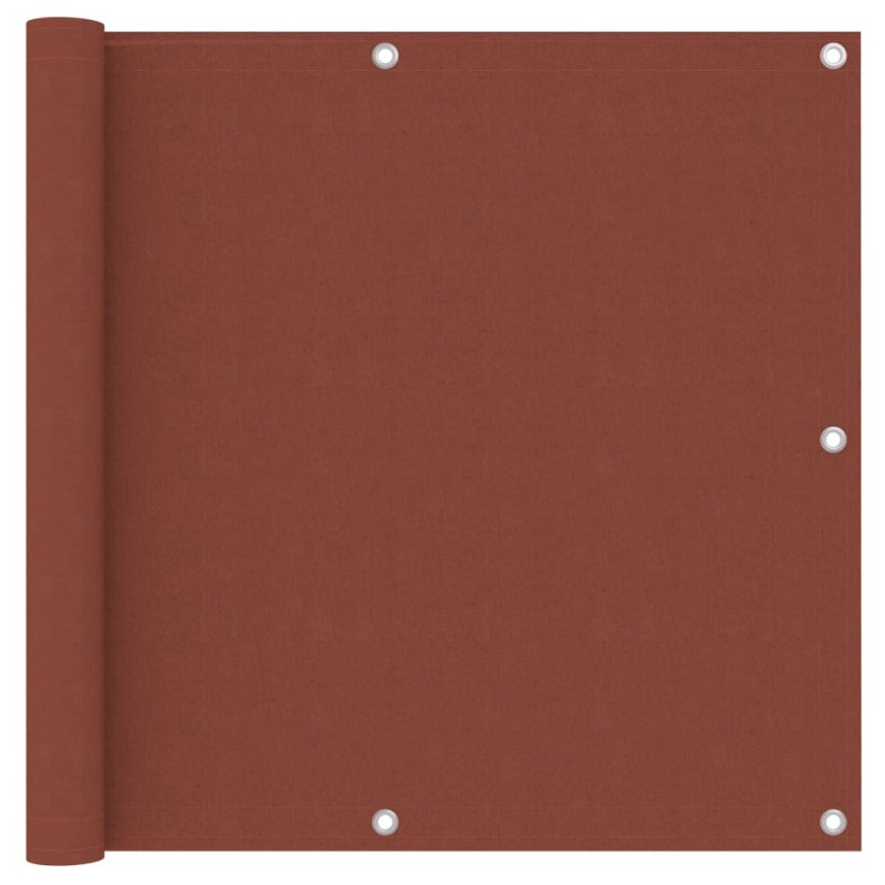 Paravento da Balcone Terracotta 90x500 cm Tessuto Oxford Paravento da Balcone Terracotta 90x500 cm Tessuto Oxford