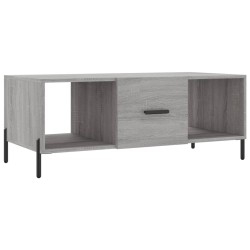 vidaXL Tavolino da Salotto Grigio Sonoma 102x50x40cm Legno Multistrato
