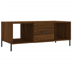 vidaXL Tavolino Salotto Rovere Marrone 102x50x40 cm Legno Multistrato