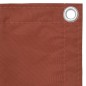 Paravento da Balcone Terracotta 90x500 cm Tessuto Oxford Paravento da Balcone Terracotta 90x500 cm Tessuto Oxford