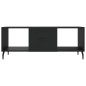 vidaXL Tavolino da Salotto Nero 102x50x40 cm in Legno Multistrato