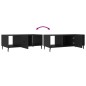 vidaXL Tavolino da Salotto Nero 102x50x40 cm in Legno Multistrato