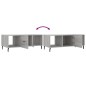 vidaXL Tavolino da Salotto Grigio Sonoma 102x50x40cm Legno Multistrato
