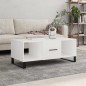 vidaXL Tavolino da Salotto Bianco 102x50x40 cm in Legno Multistrato