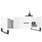vidaXL Tavolino da Salotto Bianco 102x50x40 cm in Legno Multistrato
