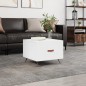 vidaXL Tavolino da Salotto Bianco 50x50x40 cm in Legno Multistrato