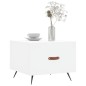 vidaXL Tavolino da Salotto Bianco 50x50x40 cm in Legno Multistrato