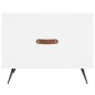 vidaXL Tavolino da Salotto Bianco 50x50x40 cm in Legno Multistrato