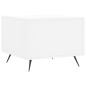 vidaXL Tavolino da Salotto Bianco 50x50x40 cm in Legno Multistrato