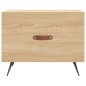 vidaXL Tavolino da Salotto Rovere Sonoma 50x50x40 cm Legno Multistrato