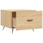 vidaXL Tavolino da Salotto Rovere Sonoma 50x50x40 cm Legno Multistrato