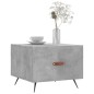 vidaXL Tavolino Salotto Grigio Cemento 50x50x40 cm Legno Multistrato